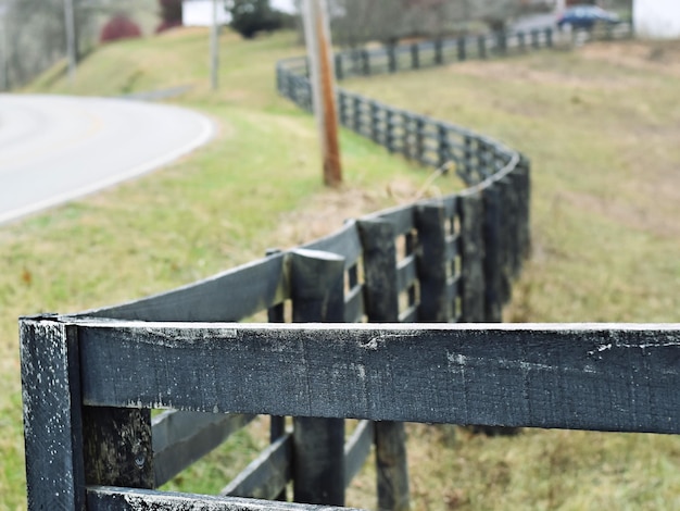 Photo close-up of railing