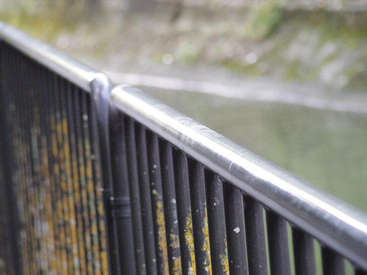 Photo close-up of railing