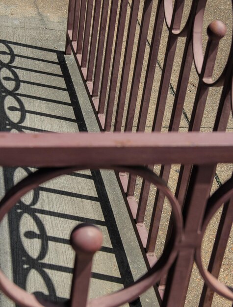 Photo close-up of railing