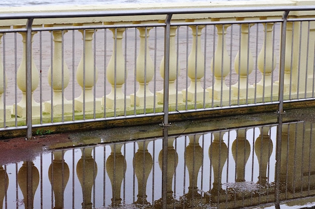 Photo close-up of railings