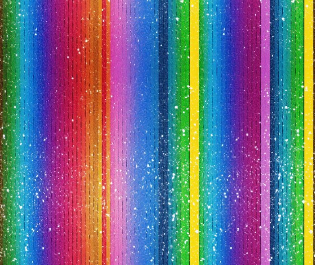 a close up of a rainbow colored background with a lot of glitter generative ai