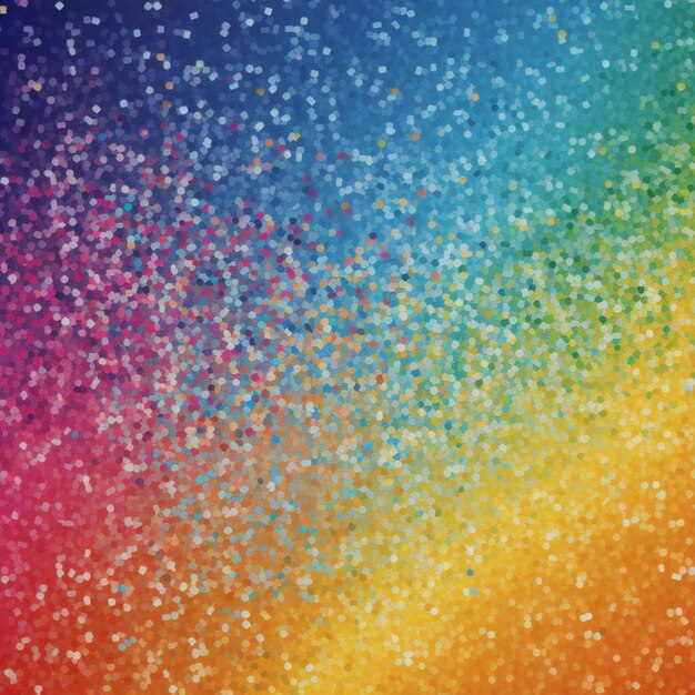 a close up of a rainbow colored background with small dots generative ai