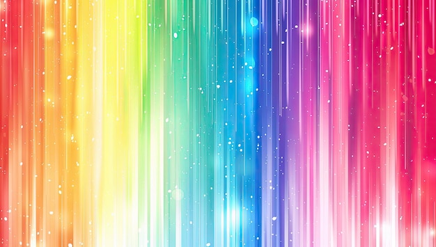 Photo a close up of a rainbow colored background