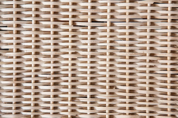 Photo close up of rattan texture