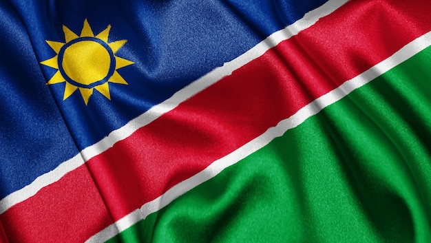 Foto close-up realistische textuurvlag van namibië