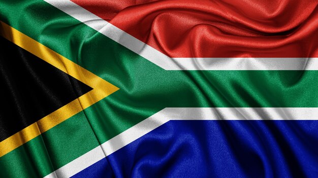 Close-up realistische textuurvlag van Zuid-Afrika