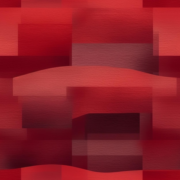 A close up of a red abstract painting with a black background generative ai