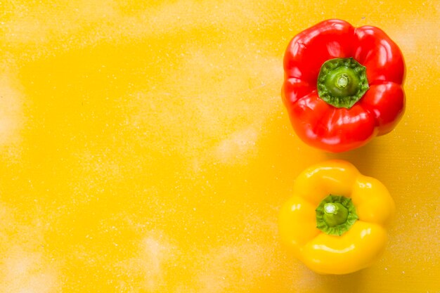 Close-up of red bell peppers