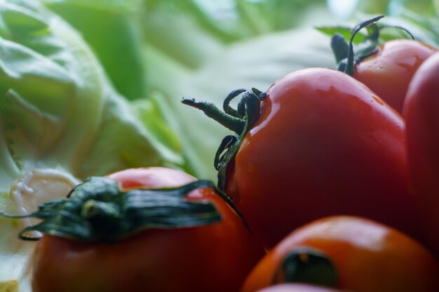 Photo close-up of red bell peppers