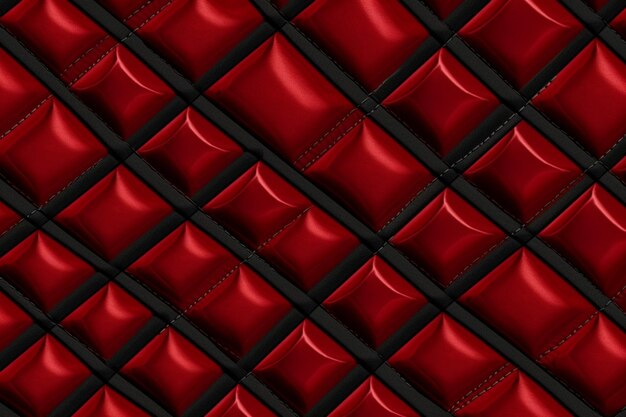 A close up of a red and black background with a pattern generative ai