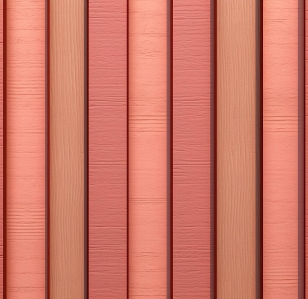 a close up of a red and brown striped wall with a clock generative ai