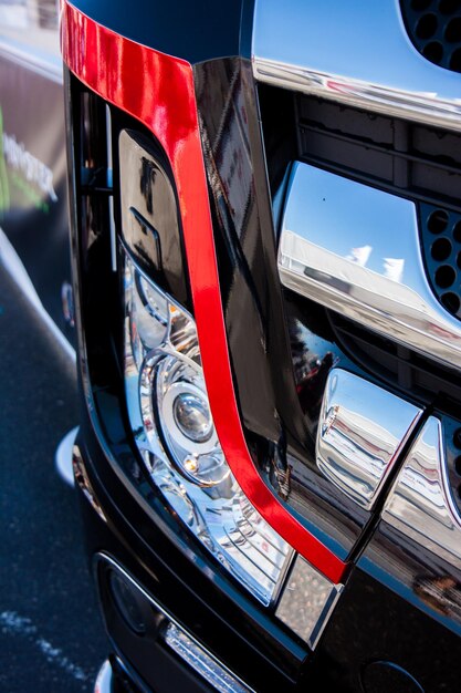 Photo close-up of red car