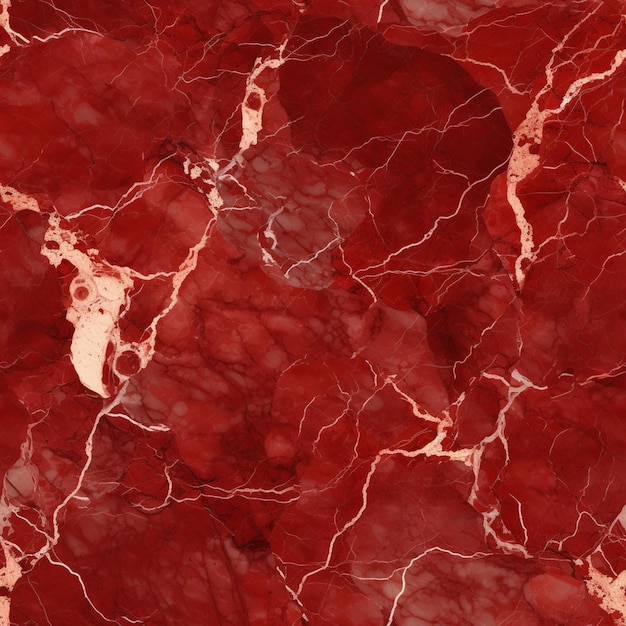 a close up of a red marble surface with a white line generative ai