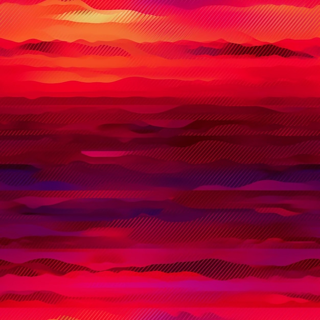 A close up of a red and purple sky with clouds generative ai