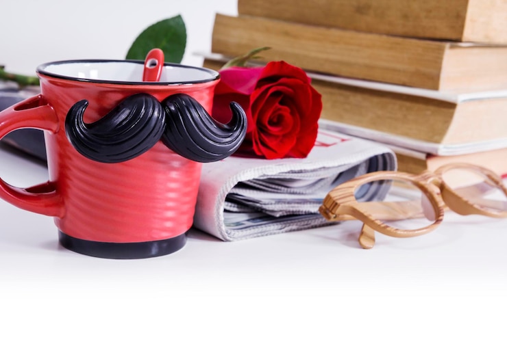 Photo close-up of red roses on table
