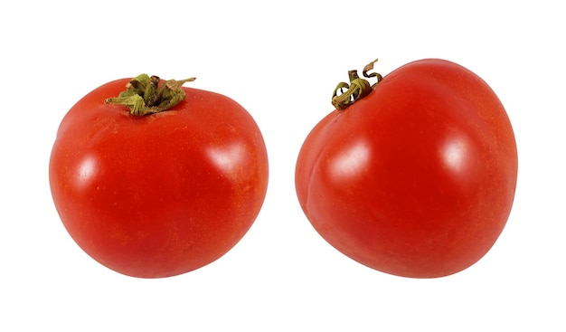 A close up of a red tomato