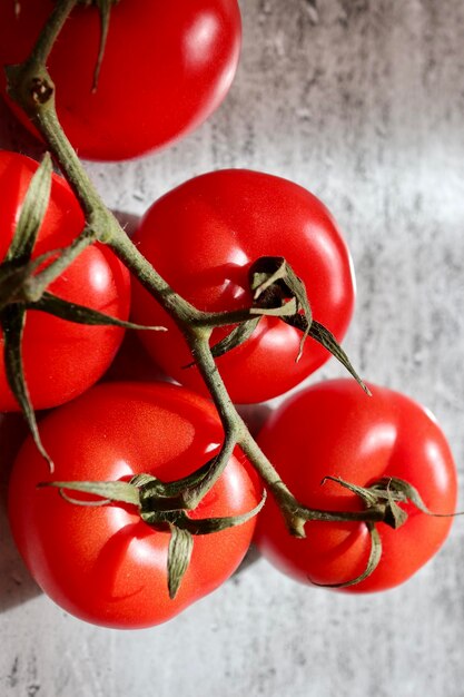 Foto prossimo piano di pomodori rossi