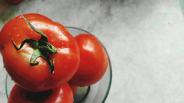 Close-up of red tomatoes