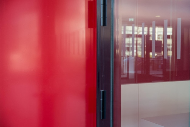 Photo close-up of red wall