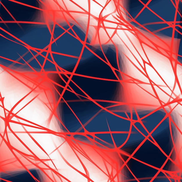 a close up of a red and white abstract background with a blue sky generative ai