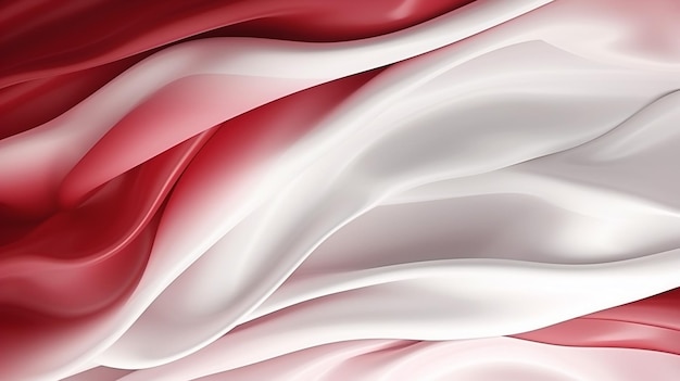 Close up red and white Indonesia flag background 17 August Independence day illustration