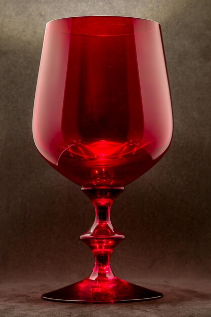 Foto prossimo piano del vino rosso sulla tavola