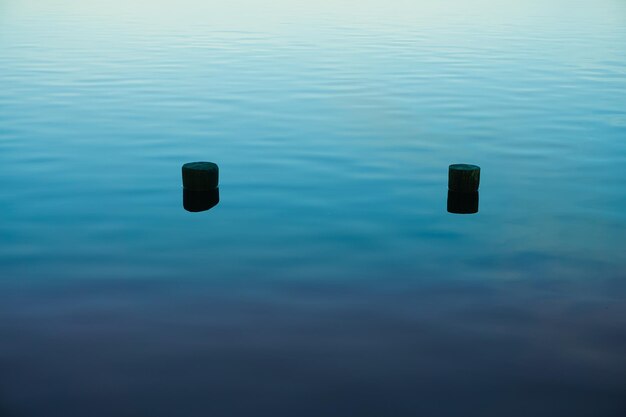 Close-up of reflection in water