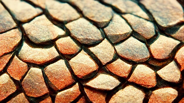 Close up reptile scales background