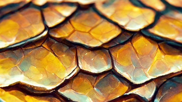 Close up reptile scales background