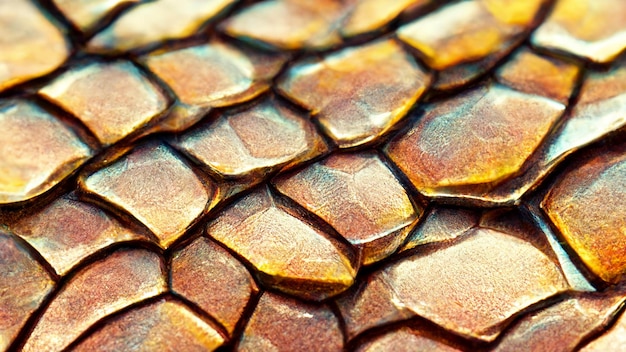 Close up reptile scales background