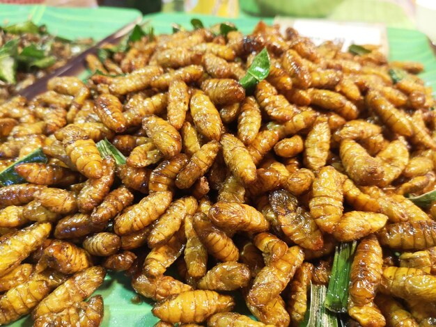 Photo close-up of roasted coffee beans