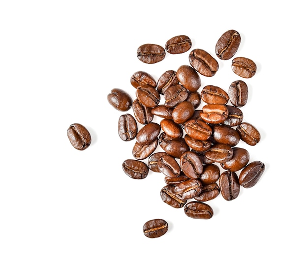 Close-up of roasted coffee beans