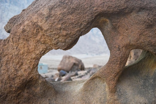 Photo close-up of rock formation