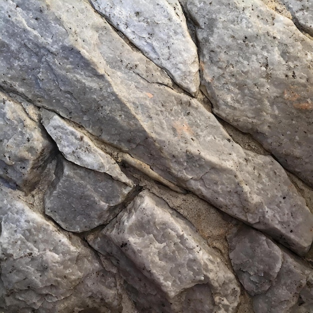 a close up of a rock with a piece of rock that says quot the word quot on it