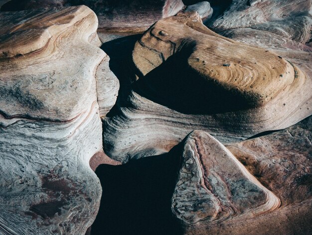 Foto prossimo piano della roccia