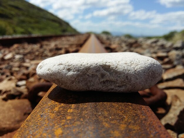 Photo close-up of rock