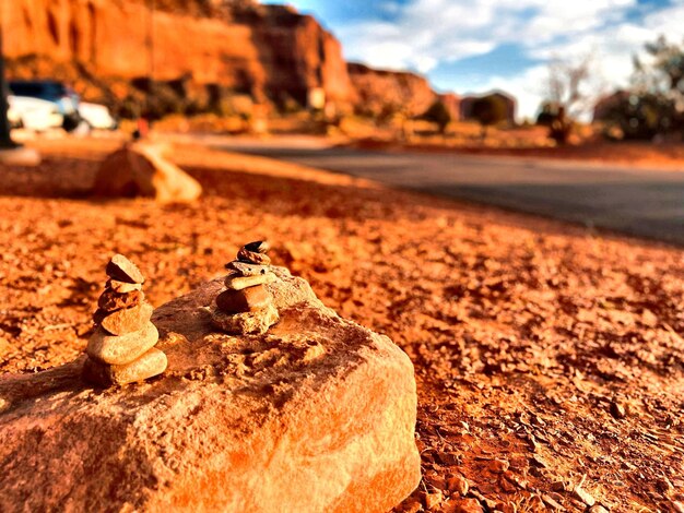 Photo close-up of rock