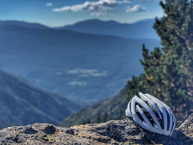 Foto close-up di rocce contro il cielo