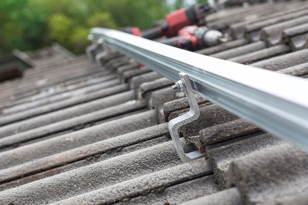 Photo close-up of rooftop