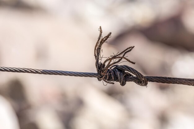 Photo close-up of rope