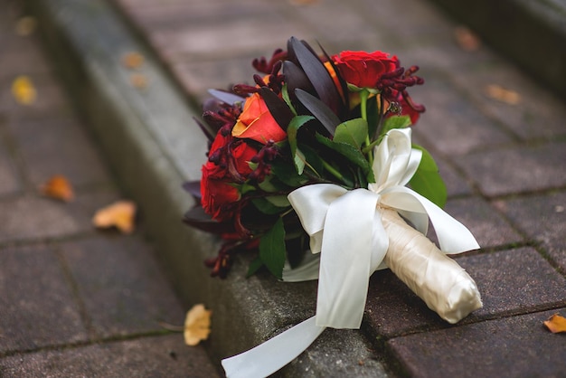 Close-up of rose bouquet