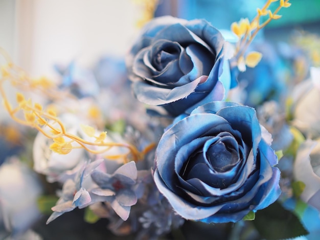 Photo close-up of rose bouquet