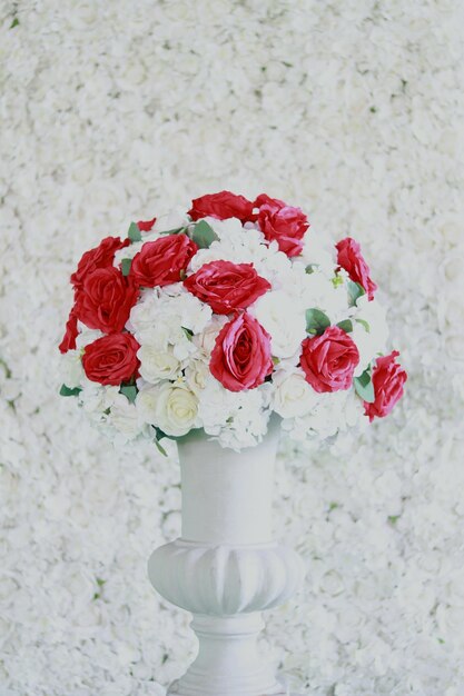 Foto close-up di un bouquet di rose