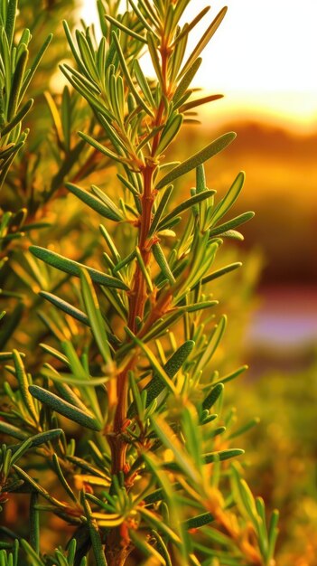 Photo close up of rosemary