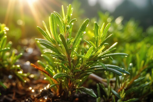 Close up of rosemary