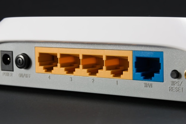 Photo close-up of router