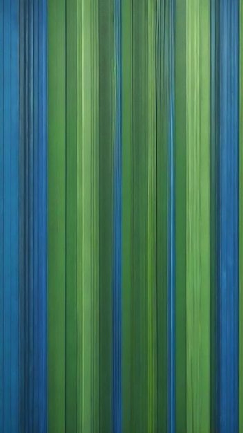 Близкий взгляд на ряд зеленых и синих линий