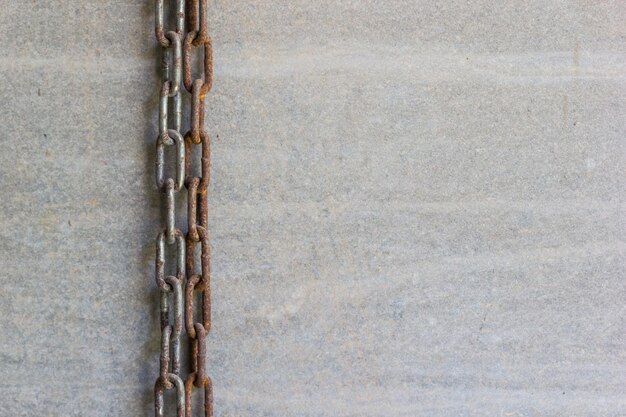 Close-up of rusty chain