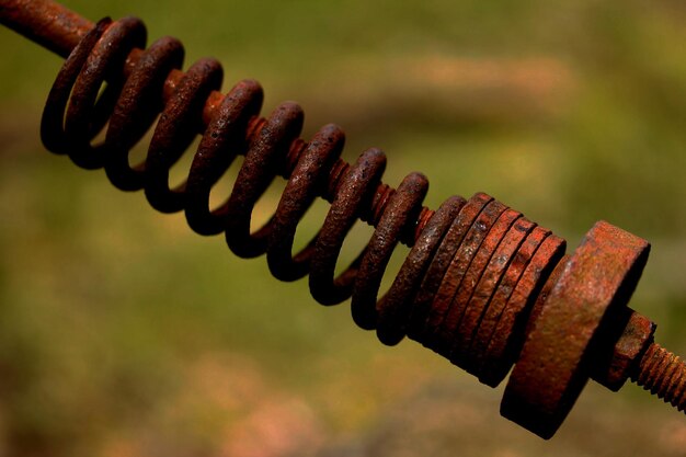 Photo close-up of rusty metal