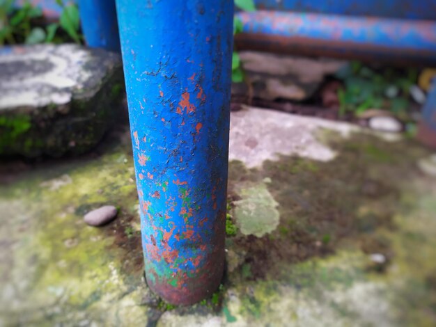 Photo close-up of rusty metal